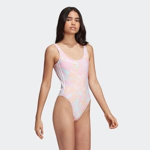 NEW Adidas Tie Dyed One-Piece Swimsuit